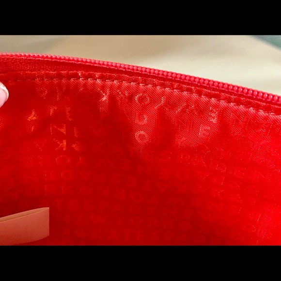 kate spade Red Leather Clutch - Picture 3 of 3